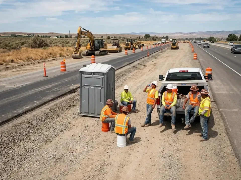 highway-road-construction-crew-007 — frequently asked questions, Porta Potty and Restroom Rentals in Brawley, CA